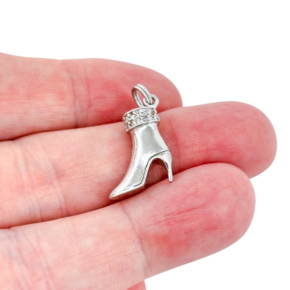 Vintage Sterling Silver 925 High-Heel Shoe Charm